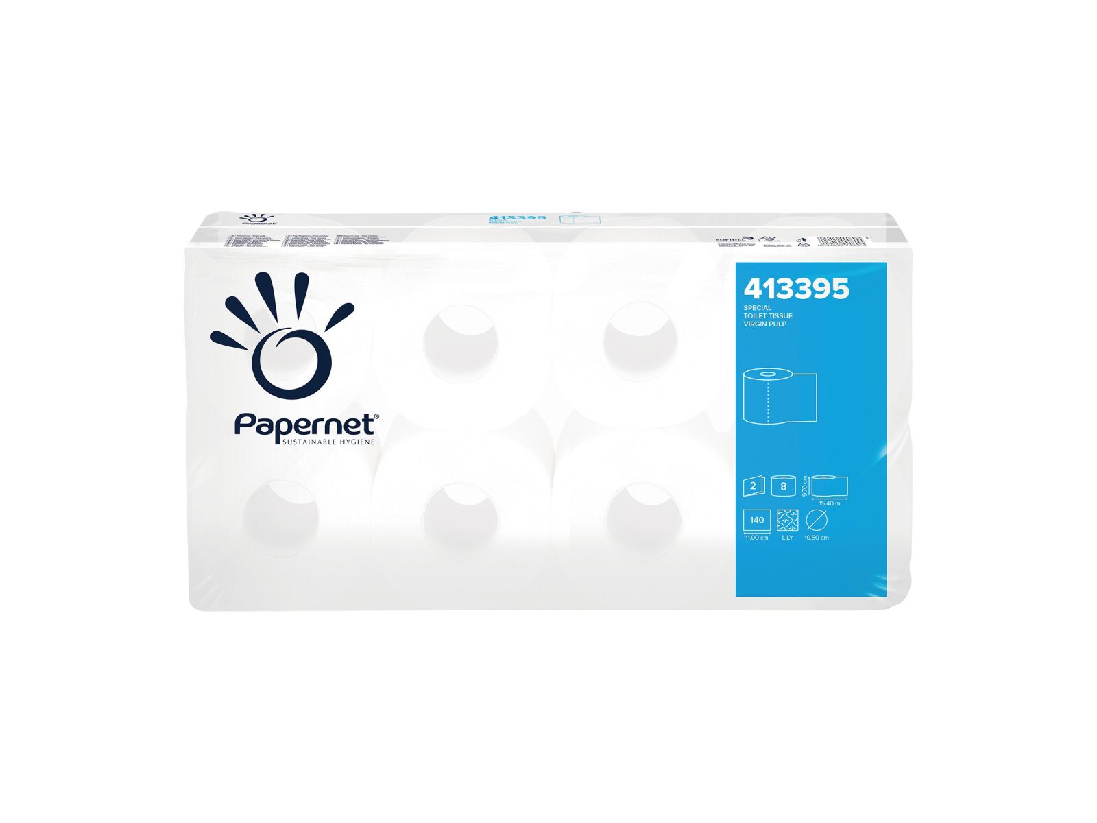 Papier Mała Rolka Papernet 413395 15,4m (8 rolek)